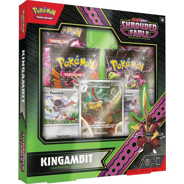 Pokemon Scarlet & Violet: Shrouded Fable - Kingambit Illustration Collection (4 Boosters)