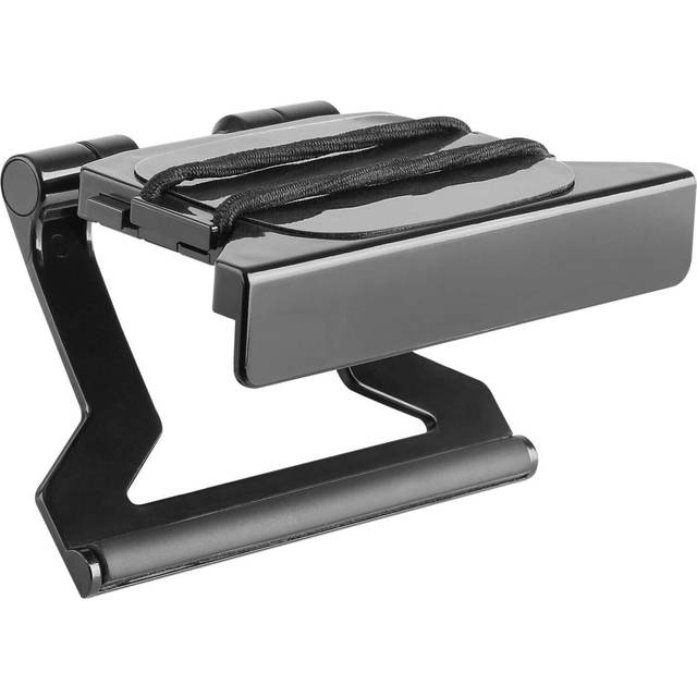 WALI TV Top Shelf  5 x 5 Inch Flat Panel Adjustable Clip Mount Holder for Streaming Devices  Media Boxes  Speakers and Home Decor (TSH003)  1 Pack  Bl