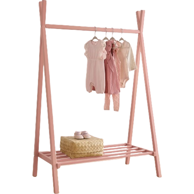 CuddleCo Nola Clothes Rail - Flint Blue