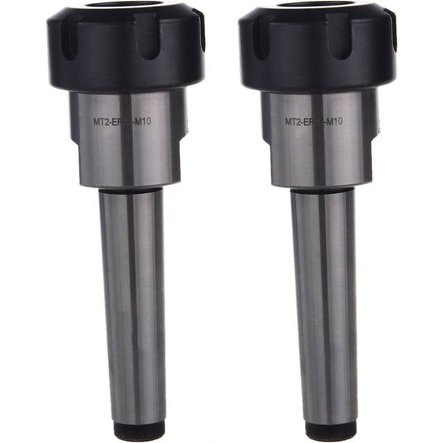 2X ER25 MT2 M10 CNC Collet Chuck Holder Milling Collet Chuck Drawbars