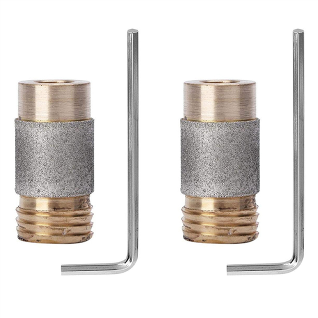 2X MCBL58 Diamond Grinding Bit Ceramic Glass Abrasive Tool Mini Portable for Diamond Glass Grinder for Stone Edge Grind