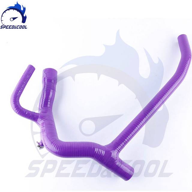 (PURPLE) For 1999-2004 Land Rover Discovery 2 TD5 2000 2001 2002 2003 Car Silicone Radiator Coolant Pipe Tube Hose Kit