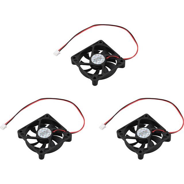 3X Desktop PC Case DC 12V 0.16A 60mm 2 Pin Cooler Cooling Fan