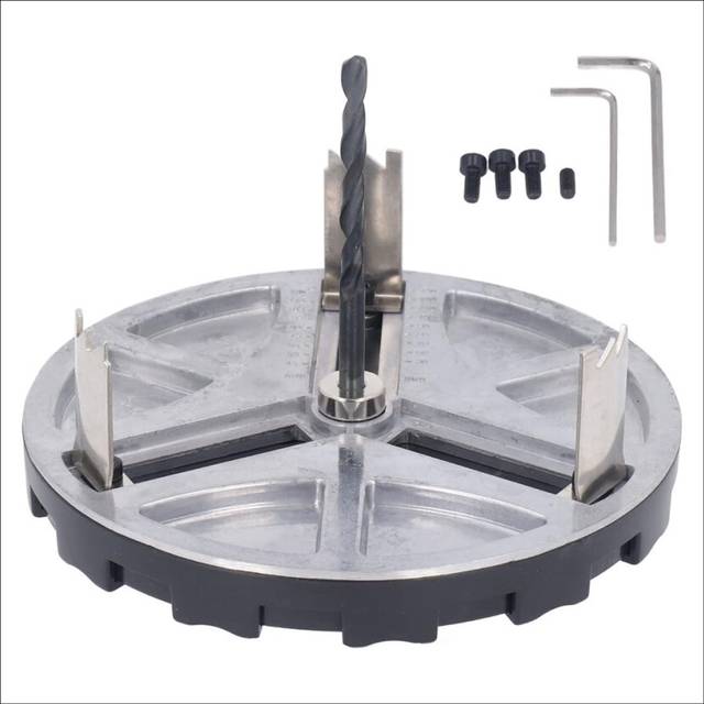 Adjustable Hole Saw Adjustable Punch Saw Tool Drill Hole Circular Size Tool for Wood Plastic Water Pipes