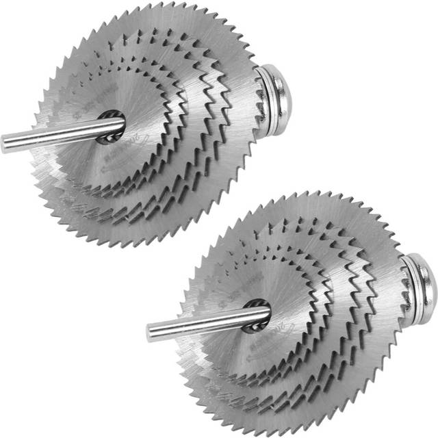 12 Pcs 22-44mm HSS Circular Saw Blade Cutting Discs Set with 4 Gaskets for Drill