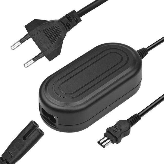 Andoer AC-L100 AC Power Supply Adapter Camcorder Charger Adapter Replacement for Sony AC-L10/ EU Plug
