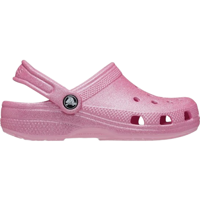 Crocs Unisex Classic Glitter Clogs - Big Kid