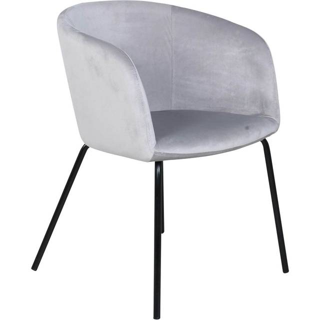 Venture Home 15562-885 Berit stol, 20% polyester-linne, svart, grå