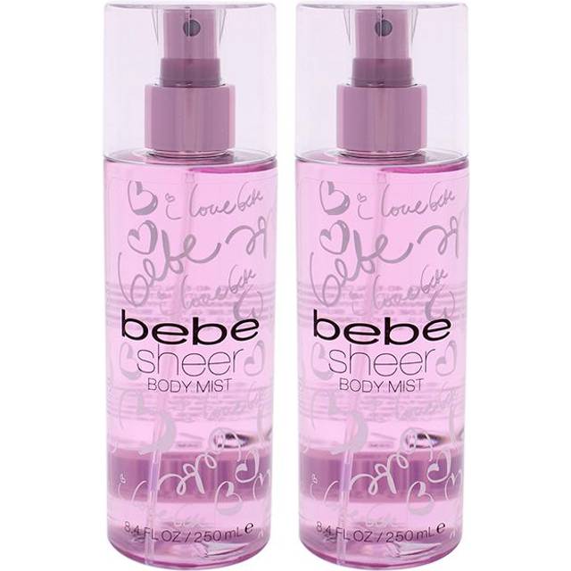 Bebe Sheer by Bebe for Women - 8.4 oz Body Mist - Pack of 2
