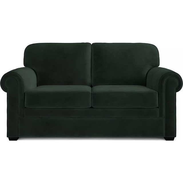 Jay-Be Heritage Sofa Bed With E-pocket™ Mattress - Two Seater - Luxe Velvet Bottle Green, Green
