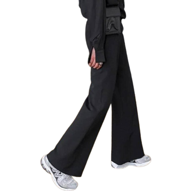 Autumn Casual Suit Pants Mens Versatile Wide Leg Casual Long Pants Loose Straight Trousers 9Y9123