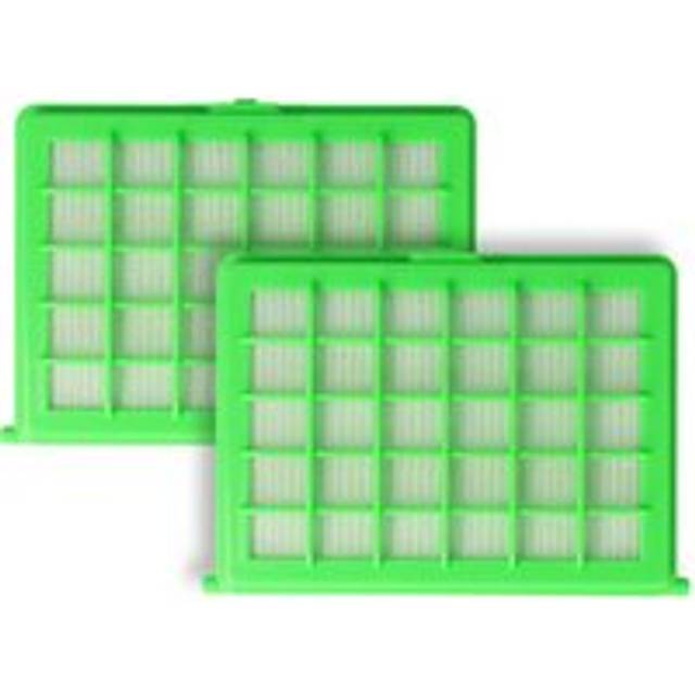 Vhbw - Set 2x Filter compatible with Rowenta ro 5244 ea 4Q0, ro 5253014 Q0, ro 5253 ea 4Q0 Vacuum Cleaner - hepa Filter, Allergy Filter Fibreglass