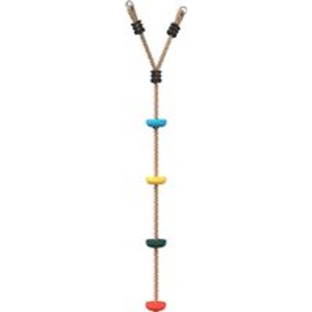 vidaXL Disc Rope Swing for Kids with 4 Treads Multicolour