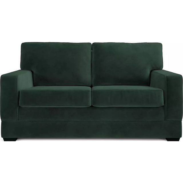 Jay-Be Urban Sofa Bed With E-pocket™ Mattress - Two Seater - Luxe Velvet Bottle Green, Green