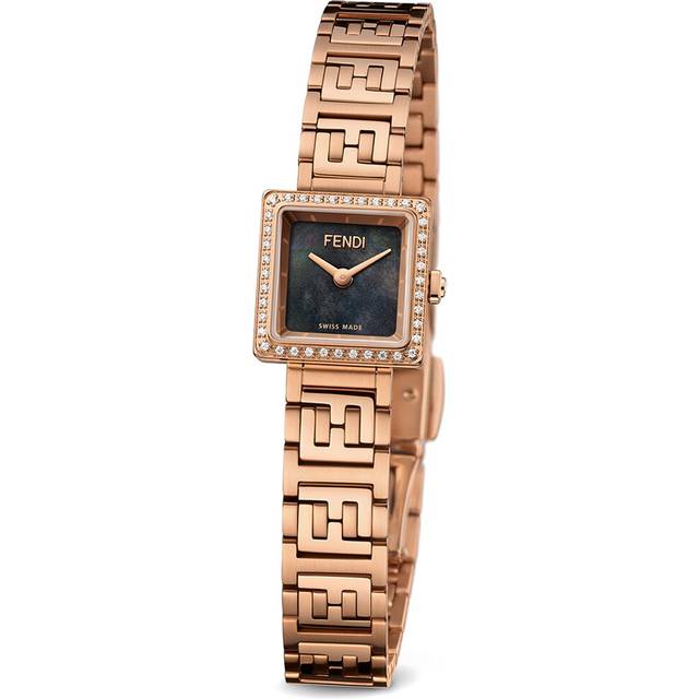 Fendi Women's Forever Fendi Square Diamond Watch