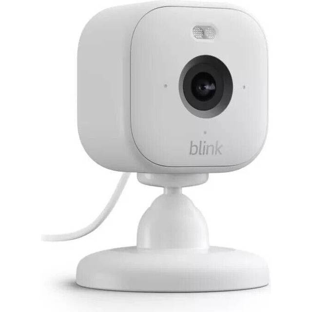 Blink Mini 2 Plug-in smart security camera HD Night view in colour (White)