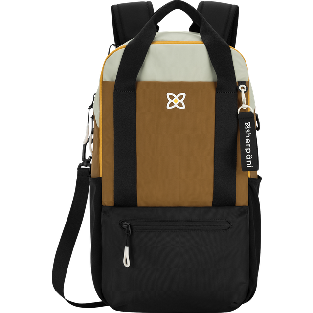 Sherpani Camden New  Convertible Backpack Tote  Travel Backpack Purse  Laptop Backpack  Recycled Nylon Backpack  Crossbody Bags for Women Fits 15 Inch