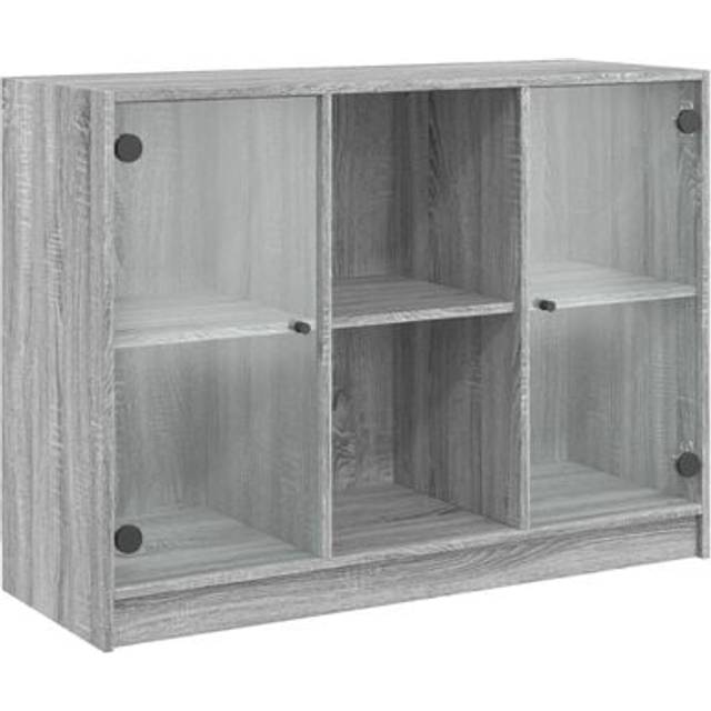 vidaXL Sideboard Grey Sonoma 102x37x75.5 cm Engineered Wood