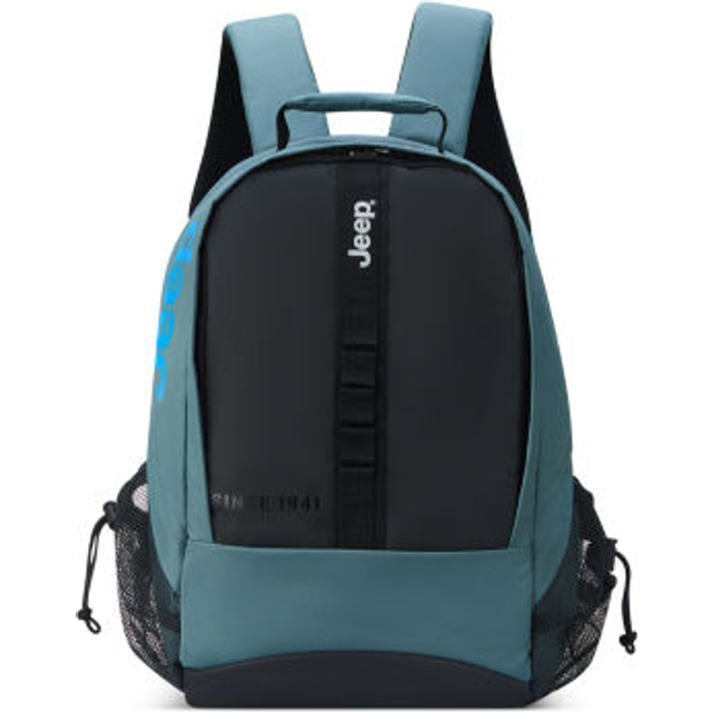 "Jeep JS011B Laptop Travel Backpack (Light Blue  15.6"""""""" Laptop)"
