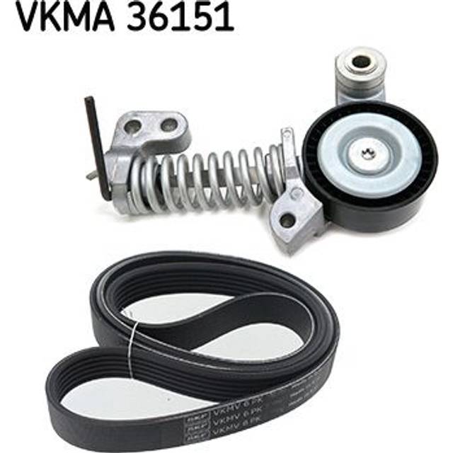 Vribbed belt set vkma 36151 for volvo s80/ii s60/cross/country v60 v70/iii 2.0l