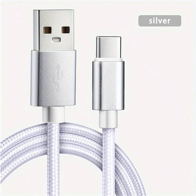 SHEIN Heavy Duty Quick Fast Charge USB Type C Data Phone Charger Cable Lead 2m 3m 1m/Android