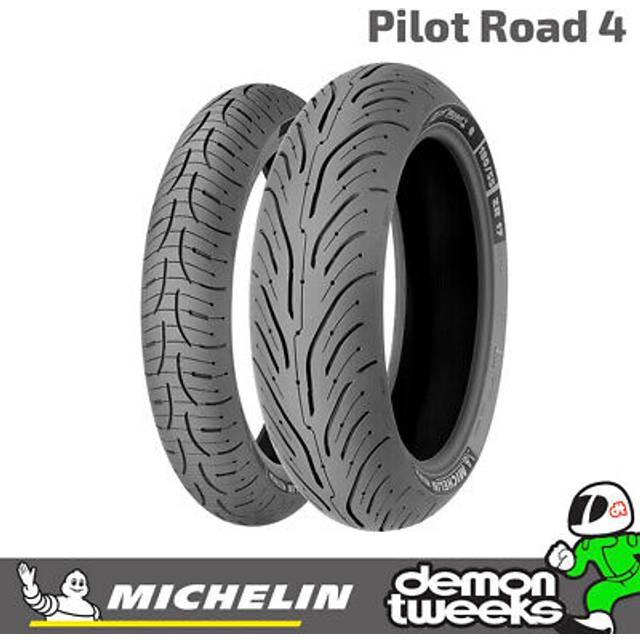 Michelin Pilot Road 4 Motorcycle Tyre Package - 120/70 ZR17 (58W) - 190/50 ZR17 (73W)
