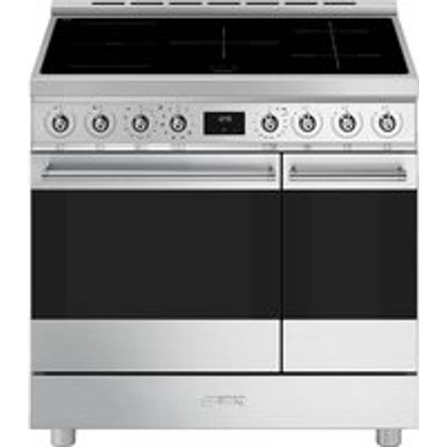 Smeg C92IPX2 90cm Classic Pyrolytic Induction Range Cooker - STAINLESS STEEL