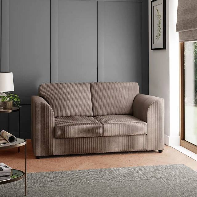 (Coffee, 2 Seater) Luxor Fullback Cord Sofa Range