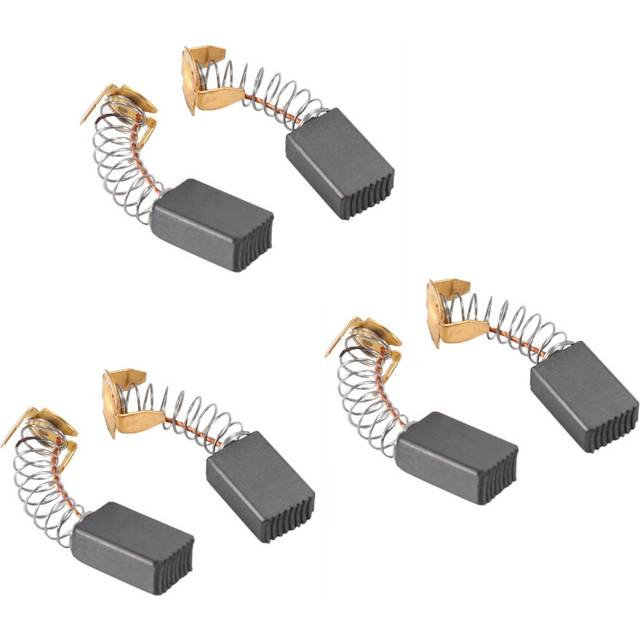 6 Pcs Electric Drill Motor Carbon Brushes 15 x 9 x 6mm