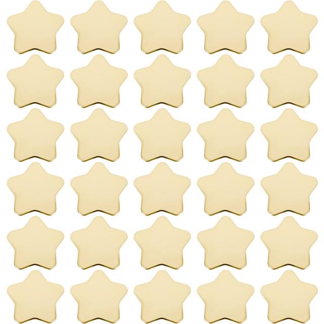 30Pcs Star Shaped Paper Plates Gold Disposable Party Plate Pentagram Dinnerware Plate for Tableware Supplies, Gold