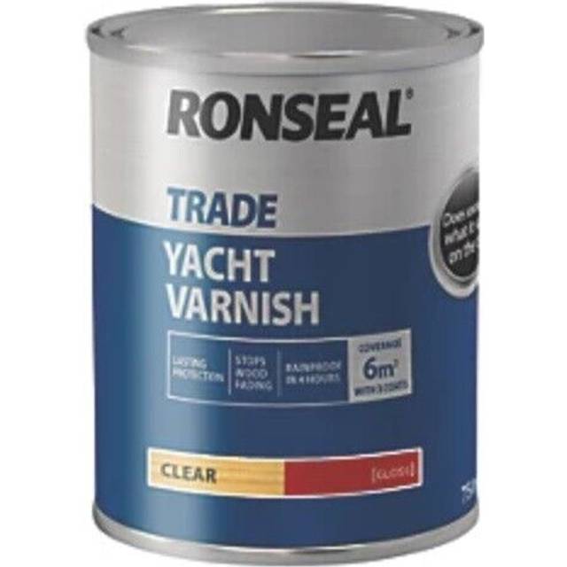 Ronseal trade exterior yacht varnish - gloss - 750ml tin