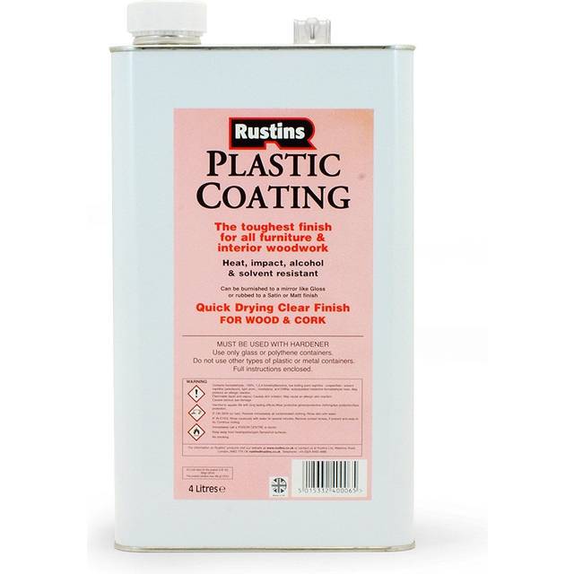 Rustins Plastic Coating and Hardener Gloss 4 Litre