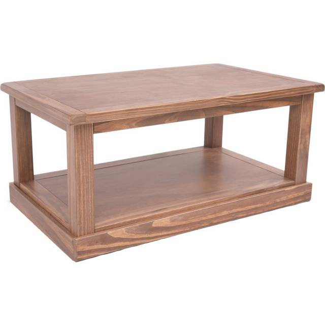 Harman Coffee Table - Lacquered Pine (45cm H X 100cm W X 60cm D)