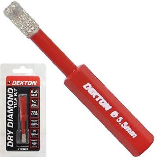 5.5mm brazed diamond hole drill tile porcelain marble cutting bit 1/4" dt80206