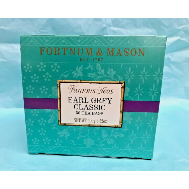 Fortnum & mason earl grey classic 50 teabags, 100g
