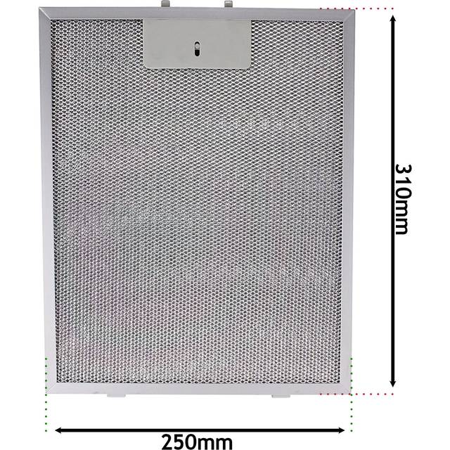 Grease filter for bosch neff siemens tecnik cooker hood extractor 310mm x 250mm