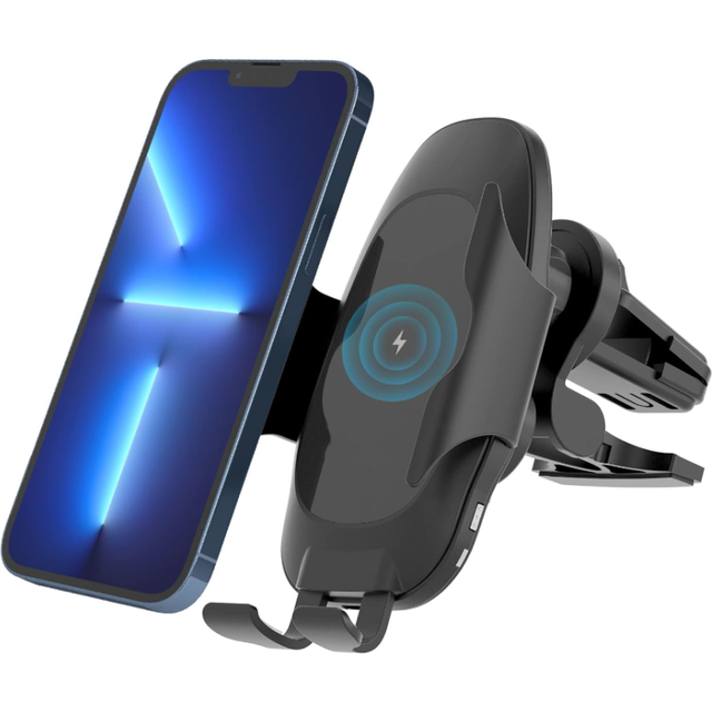 Chronus Wireless Car Charger for Samsung Galaxy Z Flip 5/Z Fold 5/Z Flip 4/Z Fold 4/S24/S24+/S24 Ultra/S23 Ultra Air Vent Phone Holder 15W Fast Car