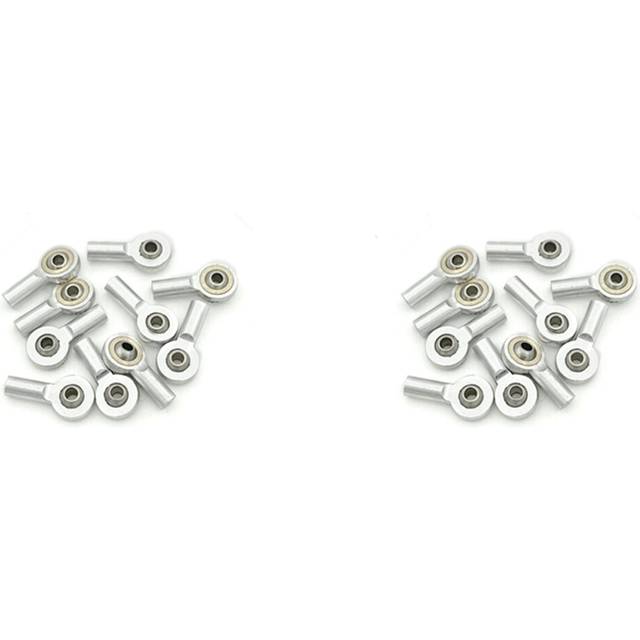 20Pcs Metal M2 Tie Rod End Ball Joint Link Ball Head for Mini 4WD RC Car Truck Crawler Boat Airplane,3
