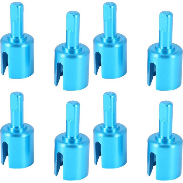 8x Aluminum Alloy Gearbox Cup Joint Universal Shaft for TT01 TT02 1/10 RC Car Upgrade Parts
