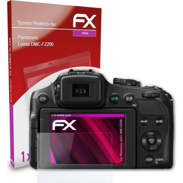 Atfolix Glass Protector For Panasonic Lumix Dmc-fz200 9h Hybrid-glass