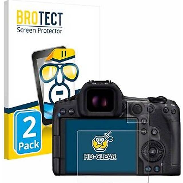 2x screen protector for canon eos r5 mark ii clear protection film
