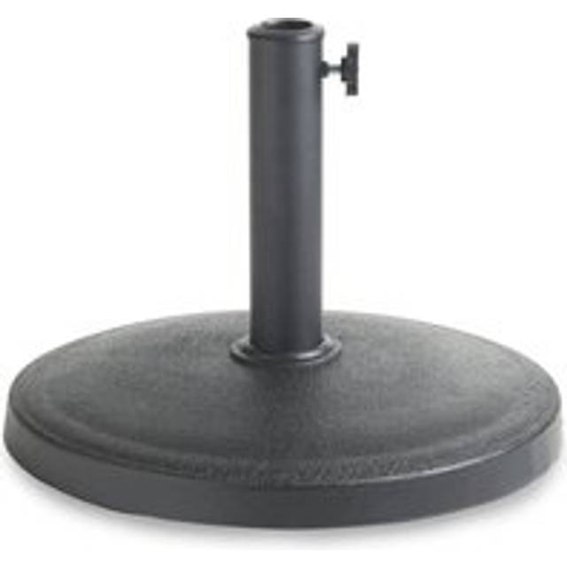 12Kg Concrete Round Parasol Base Black Heavy Duty Weight Stand