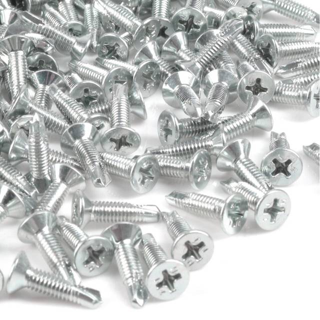 100 self-drilling/tapping upvc screws window friction phillips driver 4.0 x 16mm