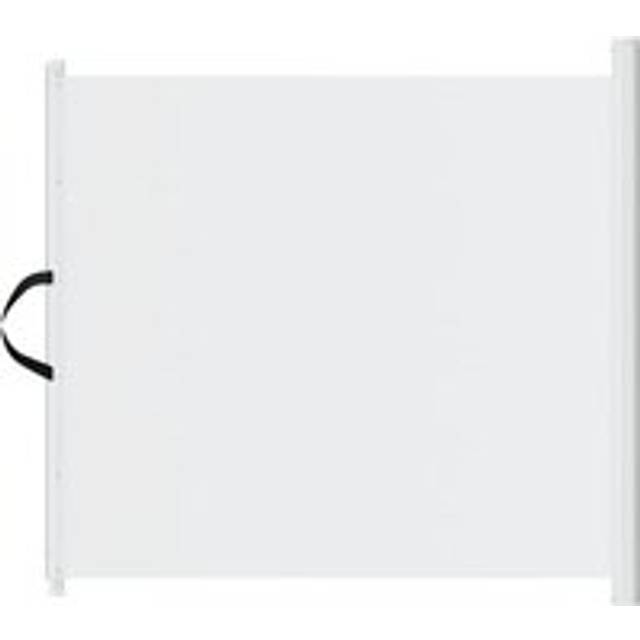 vidaXL Infällbar husdjursgrind vit 102,5x125 cm