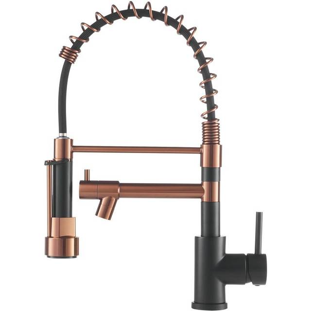 Swivel Pulldown Kitchen Faucet with Pot Filler - Rose (200cm)