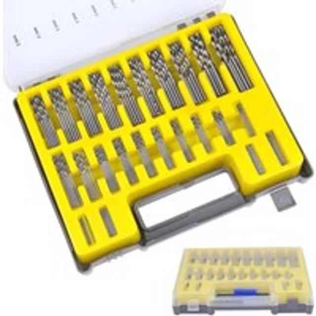Alwaysh - 150Pcs Kit Twist Drill Bits hss Titanium Micro Drill Micro Bit Set Tools 0.4mm-3.2mm for Wood, Metal, Plastic, Jewelry