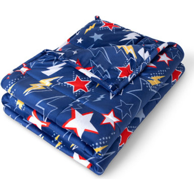 Bare Home Weighted Blanket Twin or Full Size 10lb 40 x 60  Minky Fleece  Premium Heavy Blanket Nontoxic Glass Beads Sup