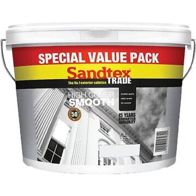 Sandtex Trade - High Cover Smooth Magnolia (Ready Mixed) 7.5L