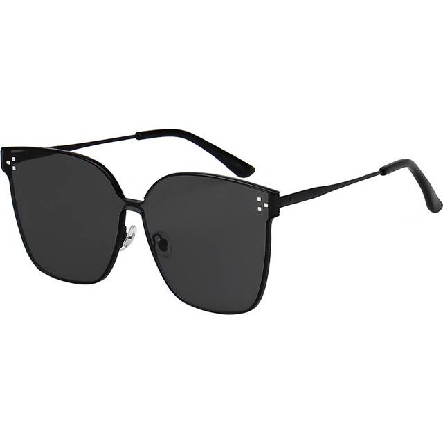 (StyleA) Stylish Nylon Lens Sunglasses Women Large Round Face Summer Sun Protection