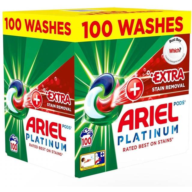 Ariel platinum pods washing detergent tablets capsules 50 / 100 pods family pack